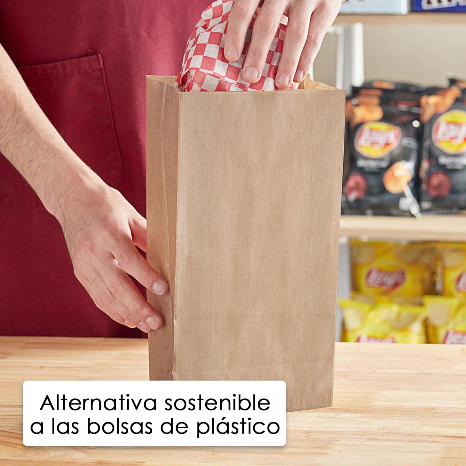 Bolsas de papel kraft 22x31 Bolsas de papel kraft 22x31